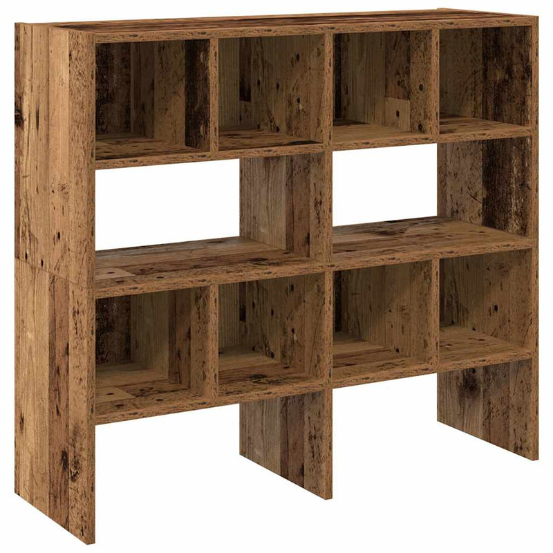 Load image into Gallery viewer, Vidaxl schoenenrekken 2 st stapelbaar 89,5x30x40 cm oud houtkleurig
