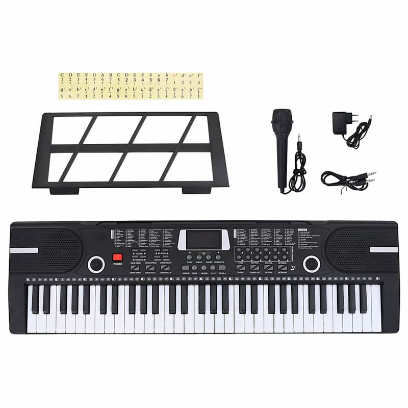 ギャラリービューアに画像をロードする, Vidaxl 61 toetsen piano elektrisch keyboard met muziekstandaard
