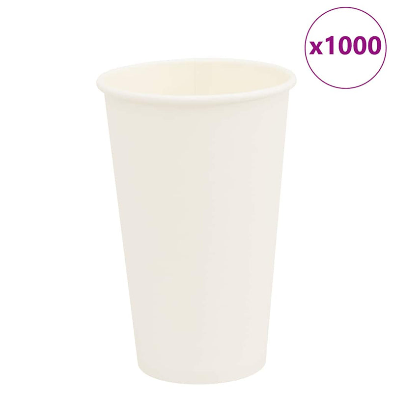 Load image into Gallery viewer, Vidaxl papieren koffiekopjes 1000 st 16oz 400 ml wit
