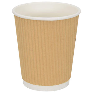 Vidaxl papieren koffiekopjes 500 st 8oz 200 ml bruin