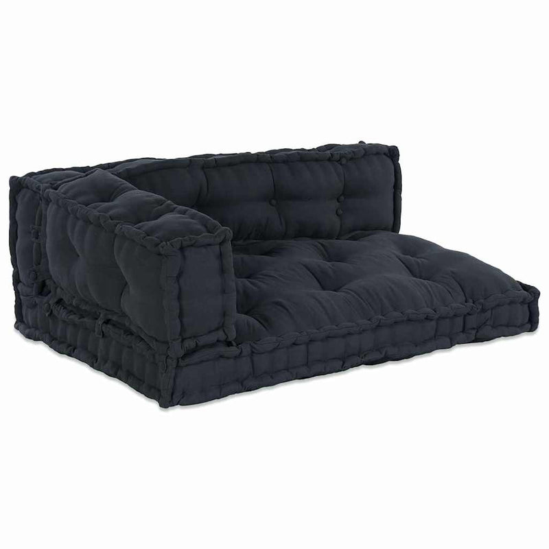 Afbeelding laden in galerijviewer, Vidaxl modulair bank 3 pcs antraciet 120 x 80 x 38 cm stof
