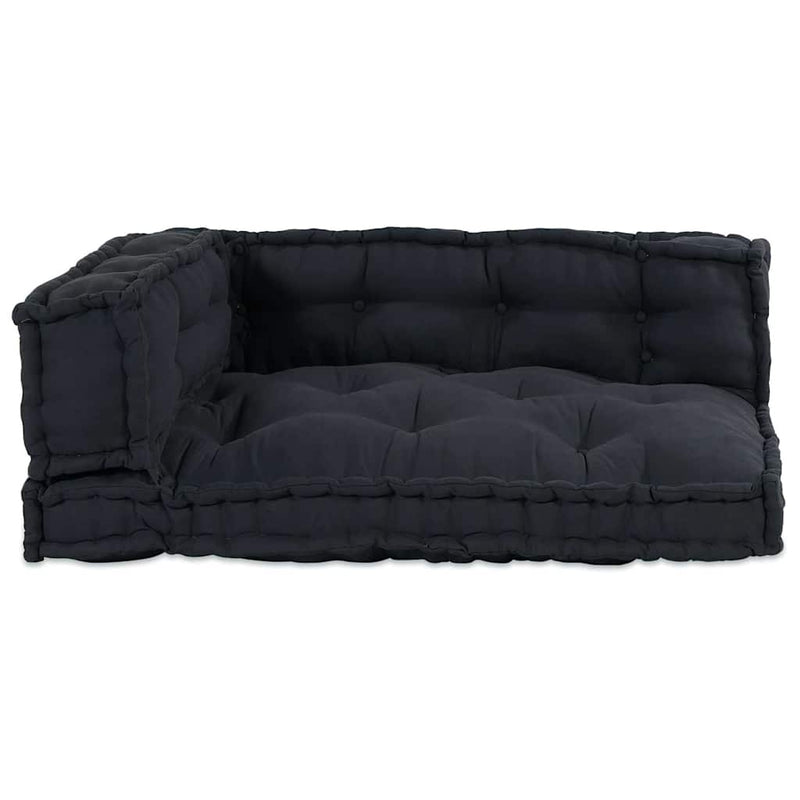 Afbeelding laden in galerijviewer, Vidaxl modulair bank 3 pcs antraciet 120 x 80 x 38 cm stof
