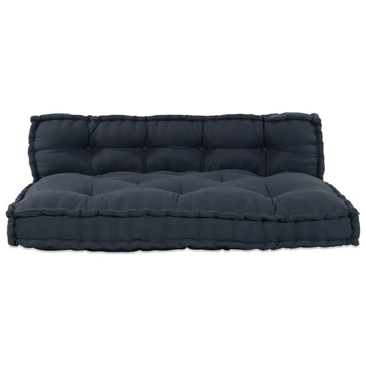 Vidaxl modulair bank 2 pcs antraciet 120 x 80 x 38 cm stof