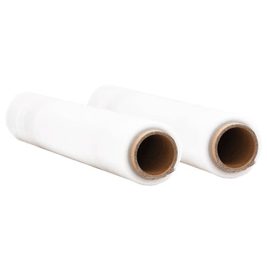 Vidaxl stretchfilm 2 st transparant 20 μm 50 cm x 150 m