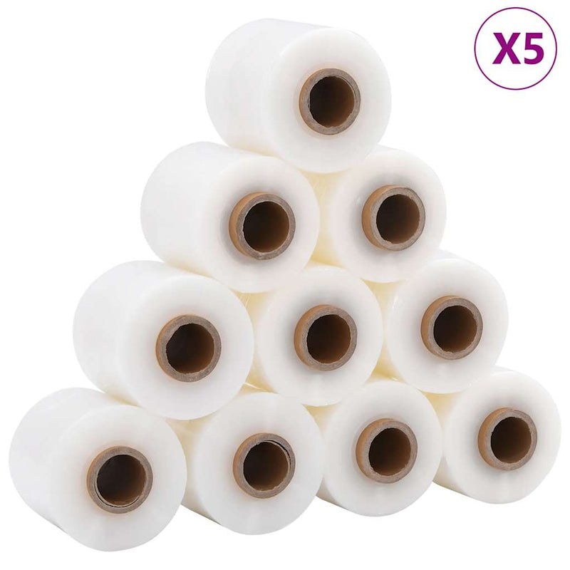 ギャラリービューアに画像をロードする, Vidaxl stretchfolies 50 stuks transparant 23 µm 10 cm x 150 m
