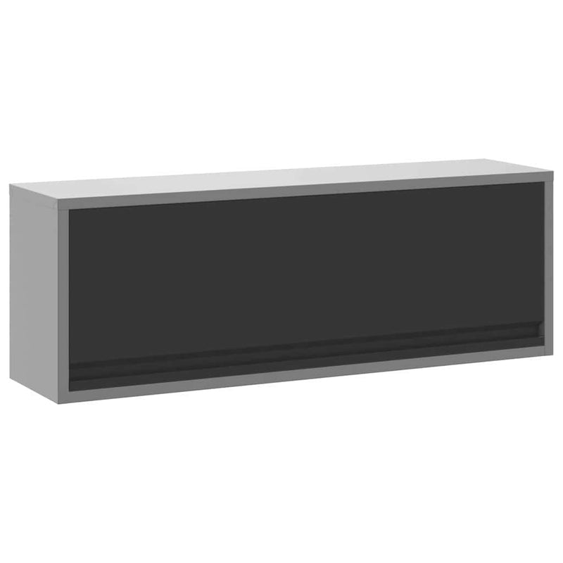 ギャラリービューアに画像をロードする, Vidaxl gereedschapskast met opslag zwart en grijs 100 x 25 x 35 cm
