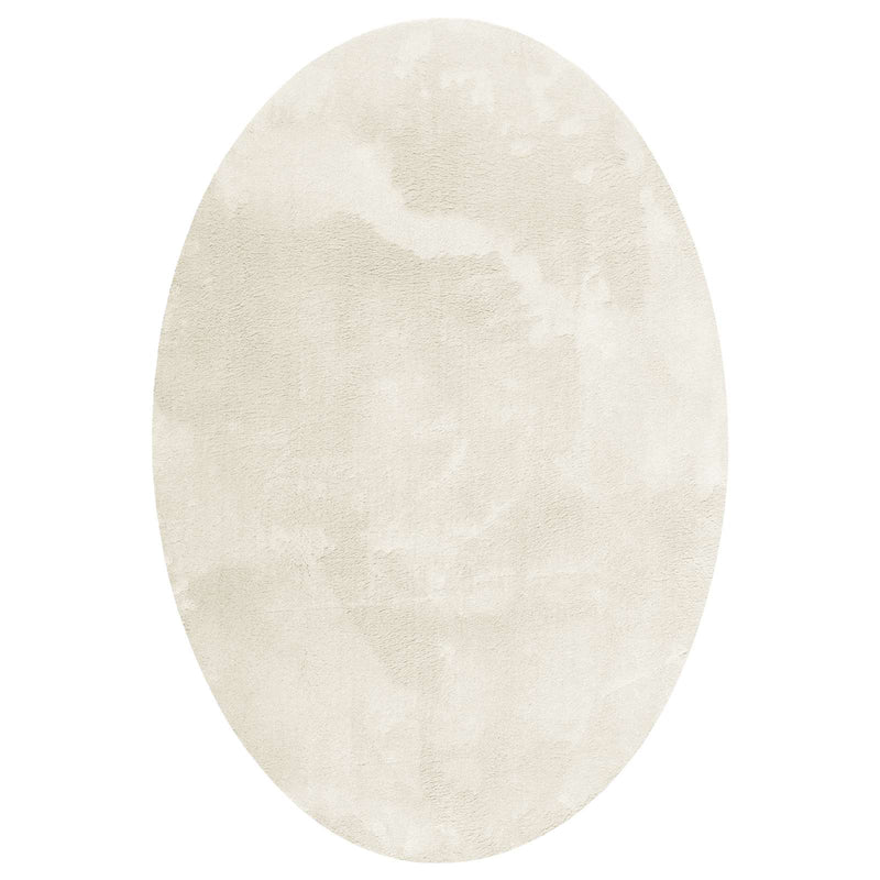 ギャラリービューアに画像をロードする, Vidaxl vloerkleden ovaal huarte crème 120 x 170 cm 100% polyester
