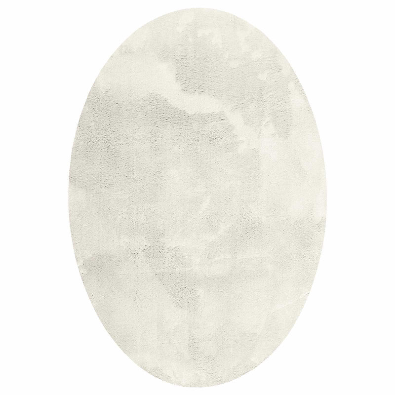 ギャラリービューアに画像をロードする, Vidaxl vloerkleden ovaal huarte crème 140 x 200 cm 100% polyester

