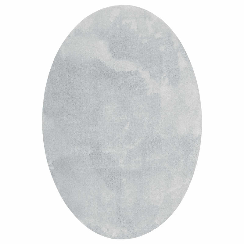 ギャラリービューアに画像をロードする, Vidaxl vloerkleden ovaal huarte grijs 120 x 170 cm 100% polyester
