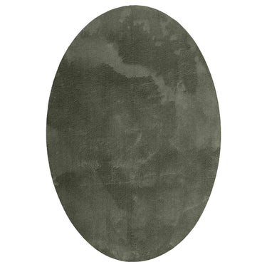 Vidaxl vloerkleden ovaal huarte bosgroen 140 x 200 cm 100% polyester