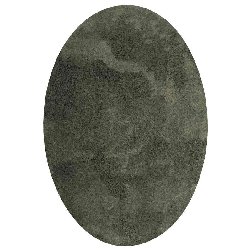 Chargez l'image dans la visionneuse de la galerie, Vidaxl vloerkleden ovaal huarte bosgroen 160 x 230 cm 100% polyester
