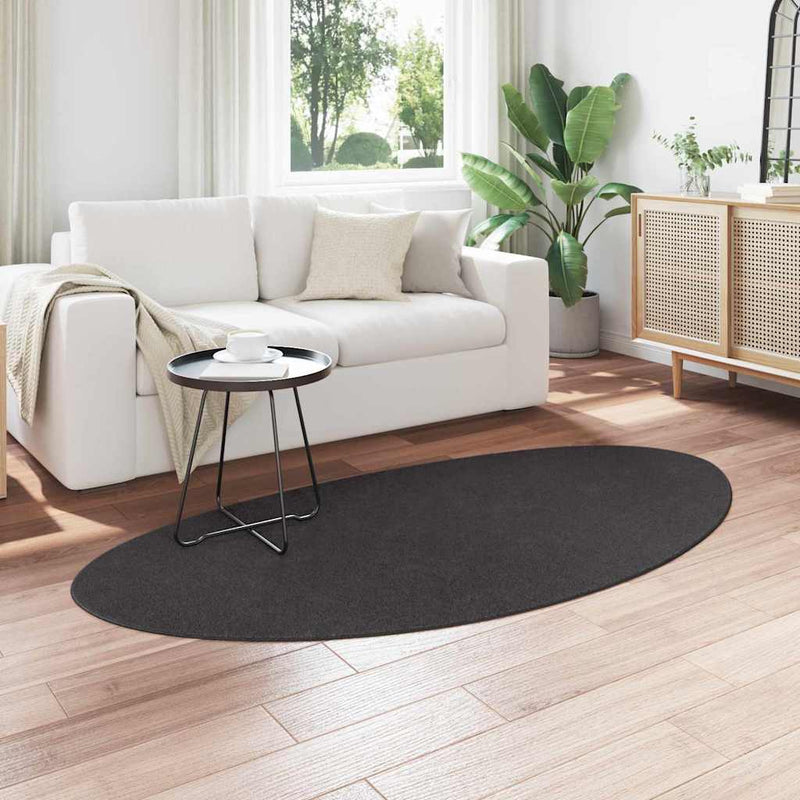 Afbeelding laden in galerijviewer, Vidaxl vloerkleden huarte antraciet 100 x 200 cm polyester
