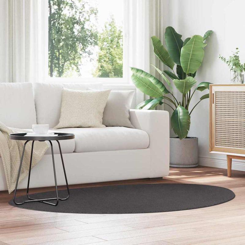 Afbeelding laden in galerijviewer, Vidaxl vloerkleden huarte antraciet 120 x 170 cm polyester
