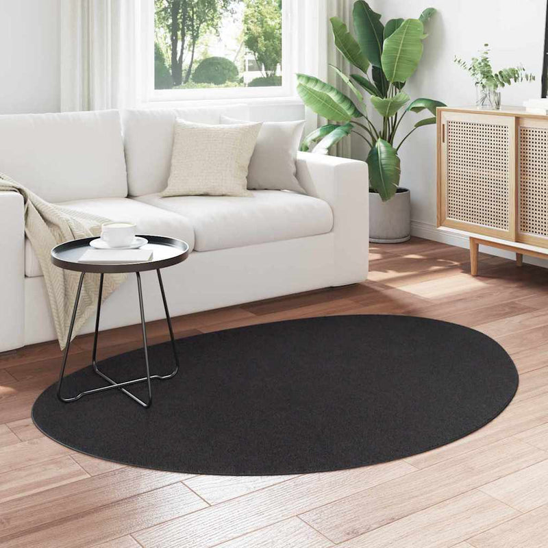 Afbeelding laden in galerijviewer, Vidaxl vloerkleden huarte zwart 120 x 170 cm polyester
