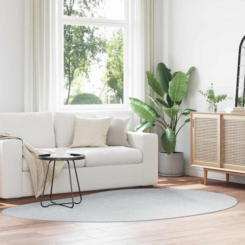 Afbeelding laden in galerijviewer, Vidaxl vloerkleden huarte grijs 160 x 230 cm polyester
