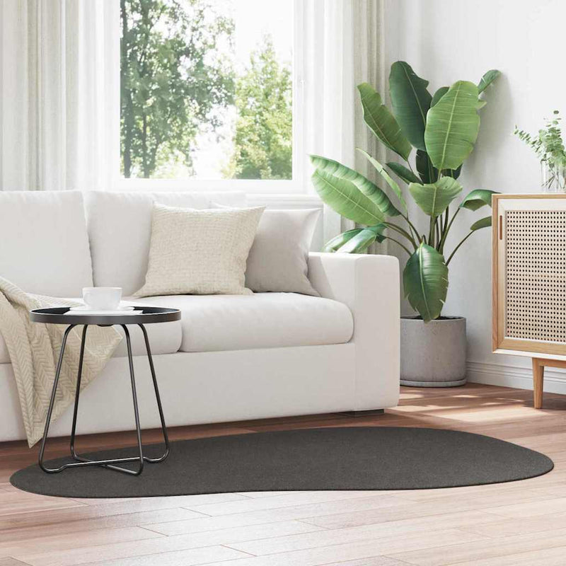 Afbeelding laden in galerijviewer, Vidaxl vloerkleden huarte antraciet 120 x 170 cm polyester
