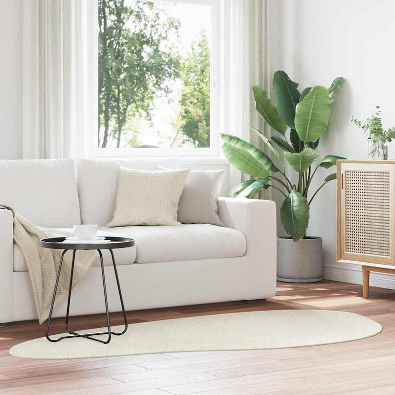 Afbeelding laden in galerijviewer, Vidaxl vloerkleden huarte crème 100 x 200 cm polyester
