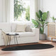 Vidaxl vloerkleden huarte zwart 100 x 200 cm polyester