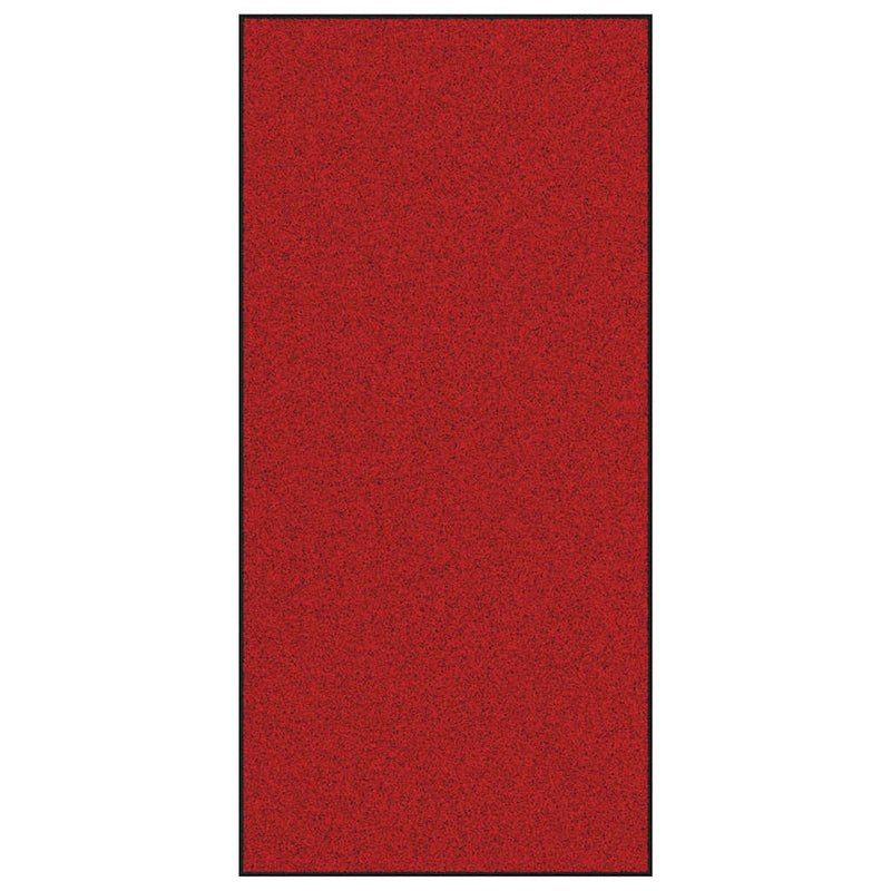 ギャラリービューアに画像をロードする, Vidaxl deurmat rood en zwart 120 x 250 cm 100% polyamide
