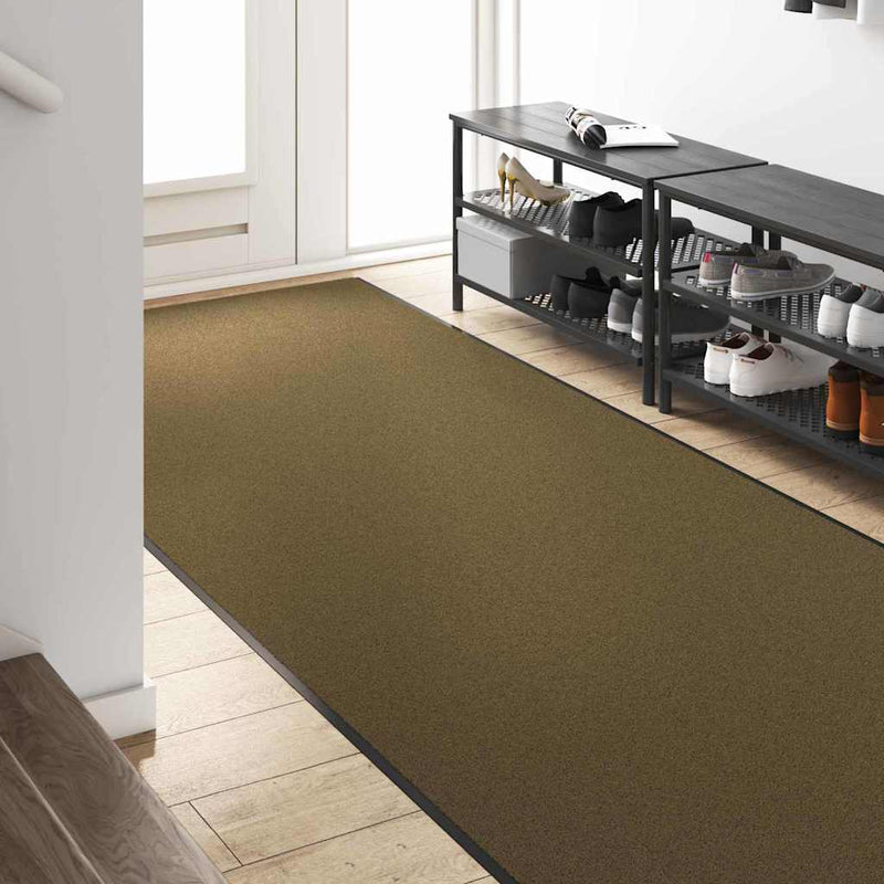 Afbeelding laden in galerijviewer, Vidaxl deurmat anders bruin en zwart 120 x 400 cm polyamide en pvc
