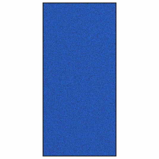 Vidaxl deurmat anders blauw en zwart 120 x 250 cm polyamide en pvc