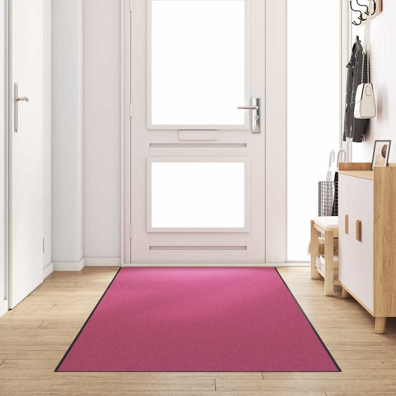 ギャラリービューアに画像をロードする, Vidaxl deurmat anders roze en zwart 120 x 400 cm polyamide en pvc
