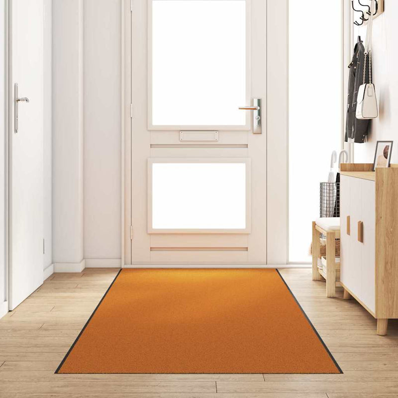 ギャラリービューアに画像をロードする, Vidaxl deurmat anders oranje en zwart 120 x 350 cm polyamide en pvc
