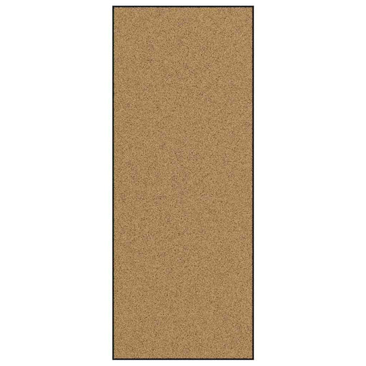 Vidaxl deurmat anders crème en zwart 120 x 300 cm polyamide en pvc