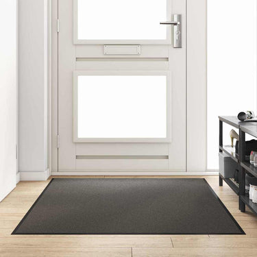 Vidaxl deurmat antraciet en zwart 120 x 180 cm polypropyleen en vinyl