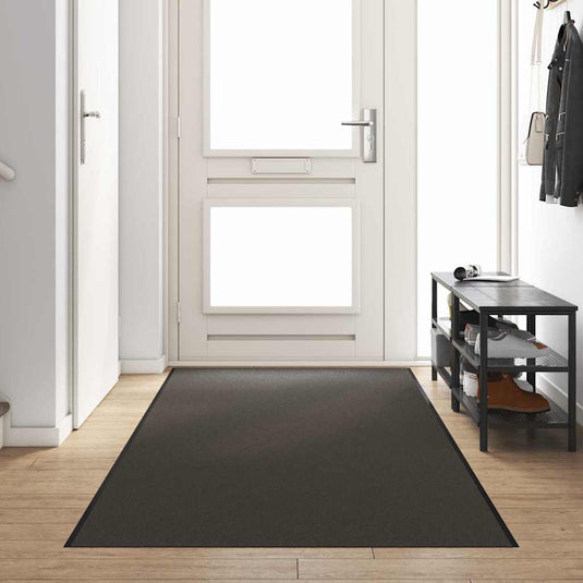 Vidaxl deurmat antraciet en zwart 120 x 400 cm polypropyleen en vinyl