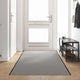 Vidaxl deurmat grijs en zwart 120 x 350 cm polypropyleen en vinyl