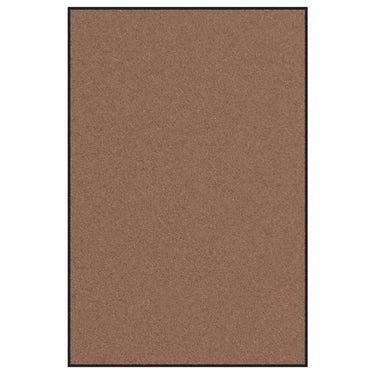 Vidaxl deurmat bruin en zwart 120 x 180 cm polypropyleen en vinyl