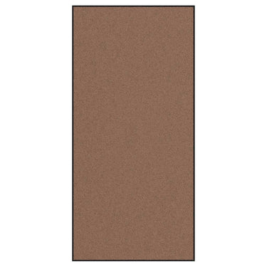 Vidaxl deurmat bruin en zwart 120 x 250 cm polypropyleen en vinyl