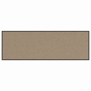 Vidaxl deurmat beige en zwart 60 x 180 cm polypropyleen en vinyl