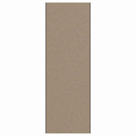 Vidaxl deurmat beige en zwart 120 x 350 cm polypropyleen en vinyl