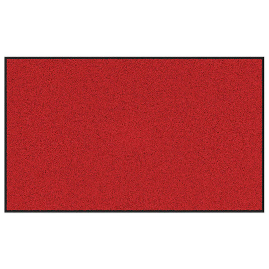 Vidaxl deurmat anders rood en zwart 90 x 150 cm polypropyleen en vinyl