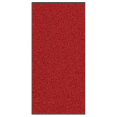 Vidaxl deurmat rood en zwart 120 x 250 cm polypropyleen en vinyl