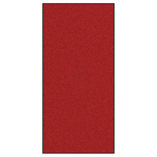 Vidaxl deurmat rood en zwart 120 x 250 cm polypropyleen en vinyl