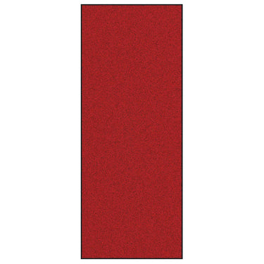 Vidaxl deurmat rood en zwart 120 x 300 cm polypropyleen en vinyl