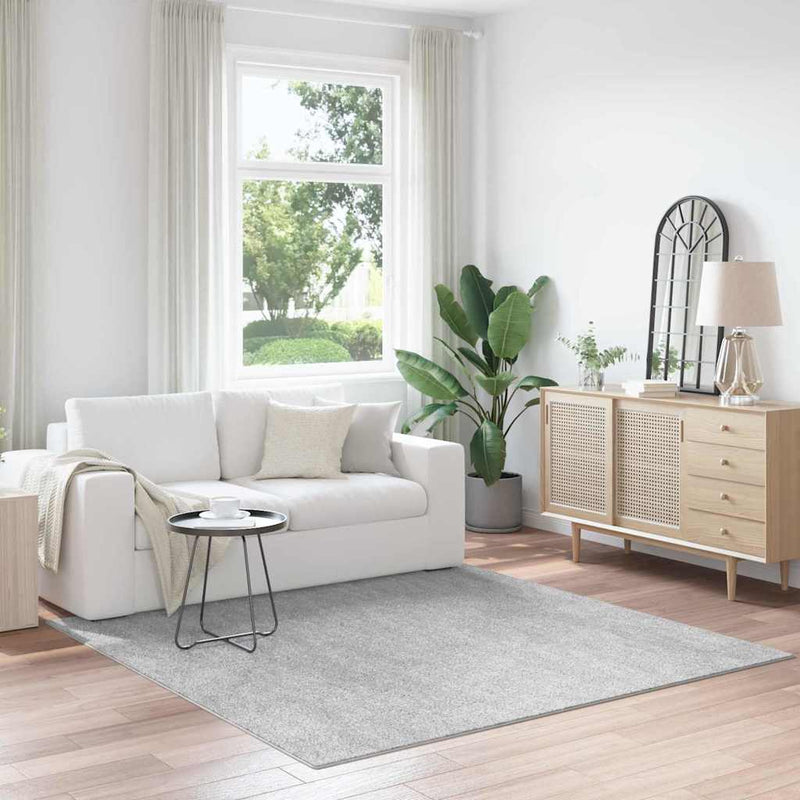 Afbeelding laden in galerijviewer, Vidaxl antislip shaggy tapijt grijs 200 x 200 cm pp
