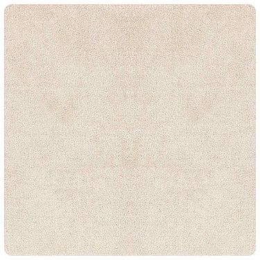 Vidaxl antislip shaggy tapijt crème 120 x 120 cm pp