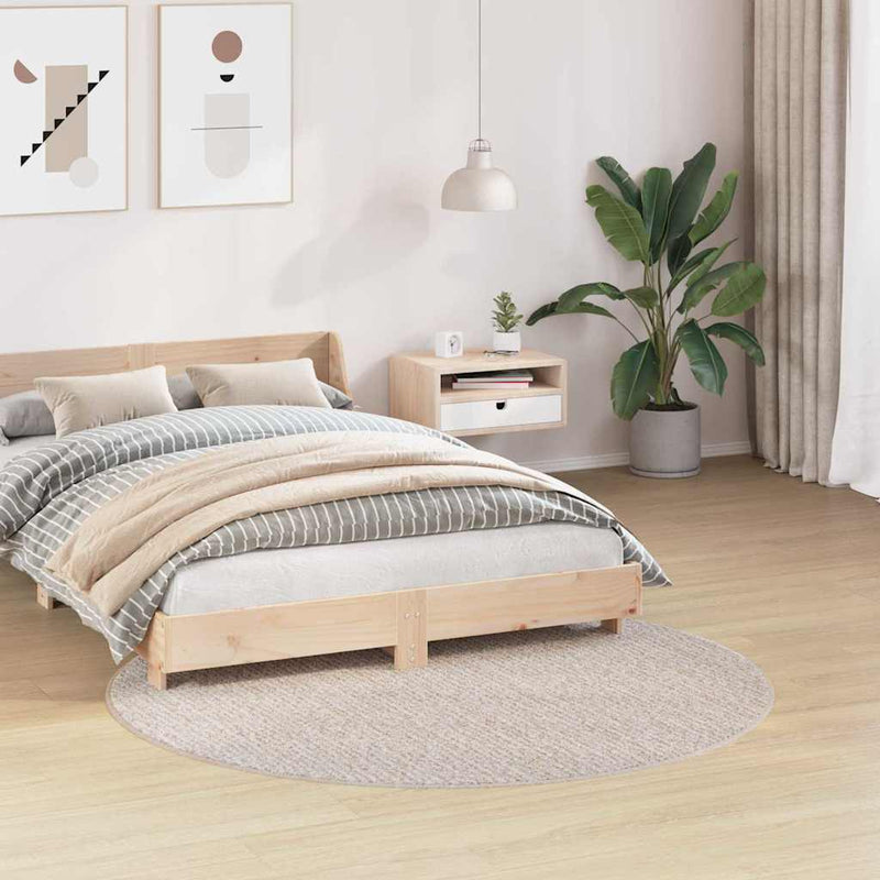 Afbeelding laden in galerijviewer, Vidaxl antislip shaggy tapijt crème 160 x 160 cm pp
