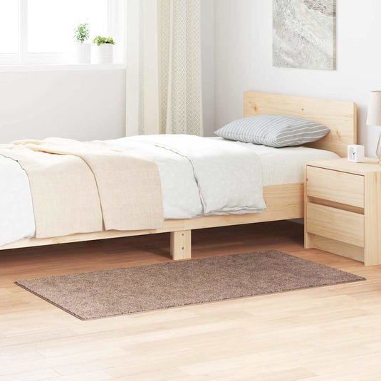 Vidaxl antislip shaggy tapijt bruin 80 x 150 cm pp