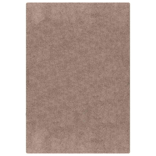 Vidaxl antislip shaggy tapijt bruin 80 x 150 cm pp