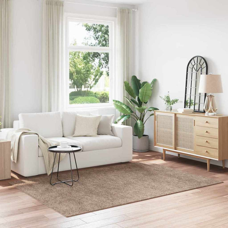 Afbeelding laden in galerijviewer, Vidaxl antislip shaggy tapijt bruin 160 x 230 cm pp
