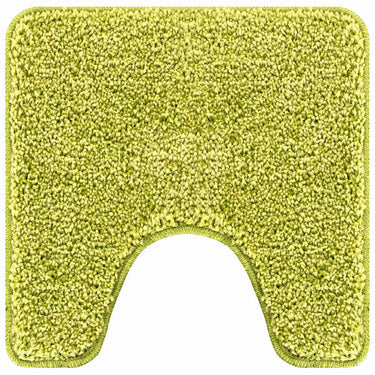 Vidaxl antislip badmat met toilet cut groen 50 x 50 cm pp