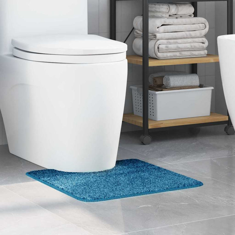 ギャラリービューアに画像をロードする, Vidaxl antislip badmat met toilet cut blauw 50 x 50 cm pp
