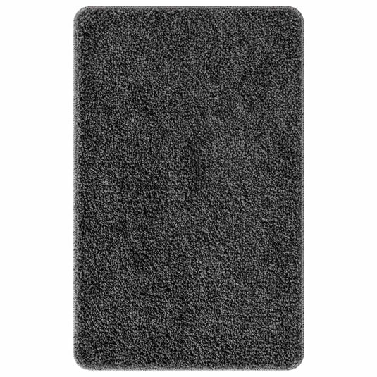 Vidaxl antislip badmat donkergrijs 50 x 80 cm pp