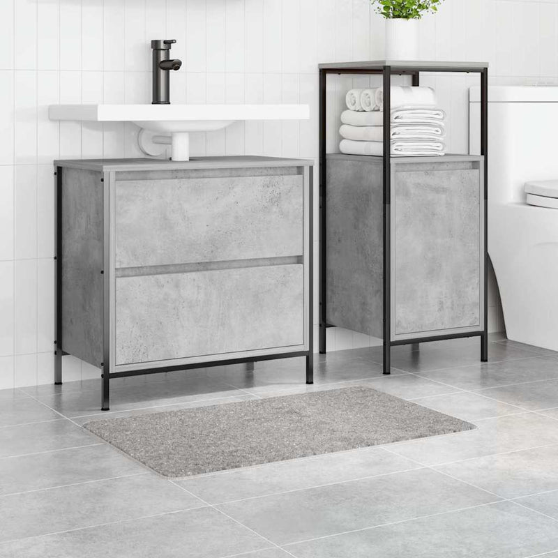 Afbeelding laden in galerijviewer, Vidaxl antislip badmat grijs 50 x 80 cm pp
