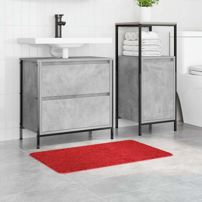 Chargez l'image dans la visionneuse de la galerie, Vidaxl antislip badmat rood 50 x 80 cm pp

